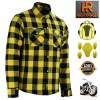 Men Motorbike Flannel Lumberjack Yellow Shirts Reinforced with DuPont™ Kevlar® fiber